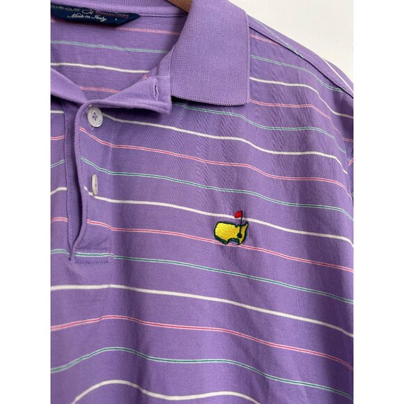 Vintage Masters Clubhouse Collection Men's Large Polo Shirt W/ In Italy - Picture 4 of 9
